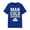 Blue, variant on Women's T Shirts Letter Print Crew Neck Short Sleeve Tops for Everyday Wear Women Graphic Tees Red XL