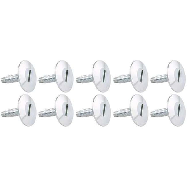 Set of 10 Allstar Performance ALL18646 1 Aluminum Flush Mount Bolt,