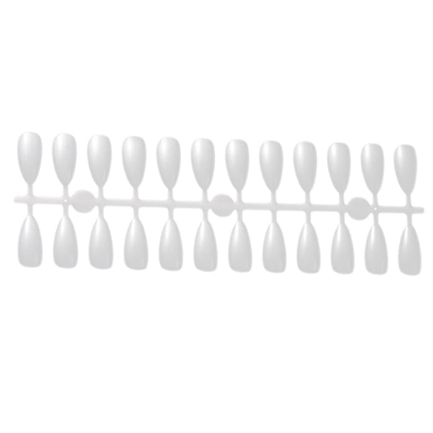 120x puntas de exhibición de Color de uñas tablero de esmalte de plástico práctica uñas postizas blanco Yuyangstore Consejos para exhibir el color de las uñas