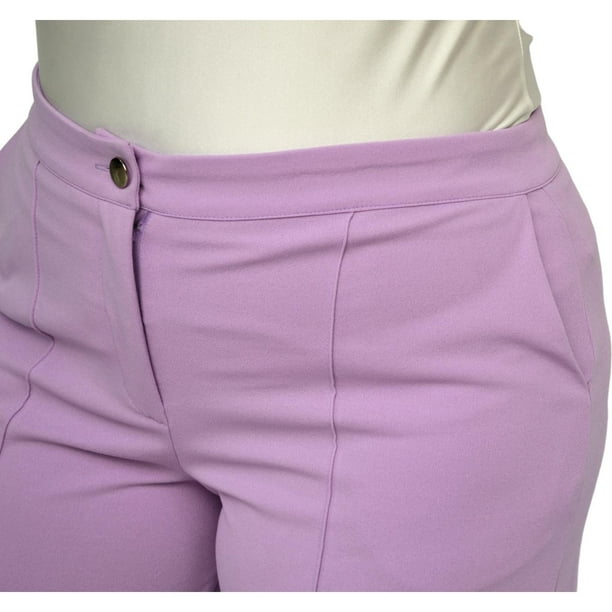 Pantalon de vestir talla extra modelo 0166 Lila lila 38 Roman Fashion Pantalon extra 0166 Walmart en linea