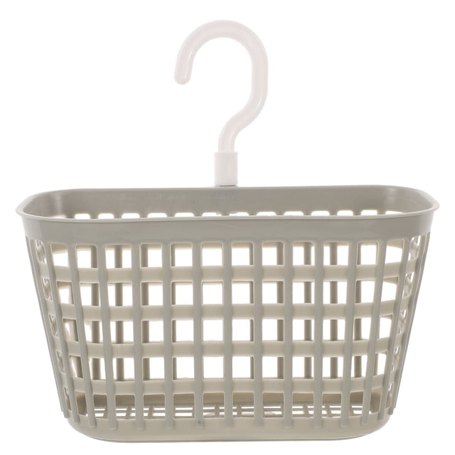Cesta colgante de plástico con gancho giratorio. Organizador para cocina y baño. Esponja, jabón y cepillo. Escurridor colgante.