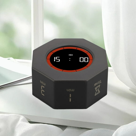 Pomodoro Timer, Flip Timer, Desk Productivity Cube Timer with 1 3 5 15 30 60 90 Minute Presets, Time Management for Classroom Cooking Studying Working