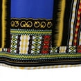 thumbnail image 3 of Women Short Sleeve Summer Traditional African Dresses Africa Style Mini Dress Dashiki Cocktail Dress - Blue, as described, 3 of 6