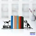 thumbnail image 3 of Handmadetneonsign American Foxhound Dog Metal Bookends, Dog Name Bookend, Dog Table Bookshelf Decor 73267, 3 of 4