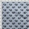 thumbnail image 3 of oneOone Organic Cotton Voile Fabric Fish Block Printed Craft Fabric BTY 42 Inch Wide, 3 of 4