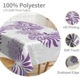 thumbnail image 2 of 60x108inches Floral Rectangle Tablecloth Blue Pink Flowers Blossom Printed Table Cloth Waterproof and Washable Fabric Table Cover for Kitchen Dining Room Living Room Patio Home Decors, 2 of 5