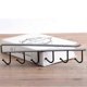 thumbnail image 4 of Multifunction Kitchen Storage Rack Cabinet Shelf Hanging Hook Cupboard Organizer Holder Black, 4 of 5