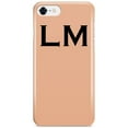 thumbnail image 1 of Personalised Nude x Black Top Initials iPhone 8 Case,iPhone 16 Plus, 1 of 4