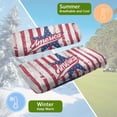thumbnail image 5 of Uorisanigo Golf Cart Seat Covers Club Car Soft American Star Golf Cart Seat Towel Blanket Cover for EZGO TXT Club Car and More 2 Person Seats, 5 of 7