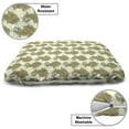 thumbnail image 3 of Bohemian Pet Bed, Paisley Pattern Traditional Boho Culture Leaf Print with Eastern Effects Art, Chew Resistant Pad for Dogs and Cats Cushion with Removable Cover, 24" x 39", Mustard, by Ambesonne, 3 of 4