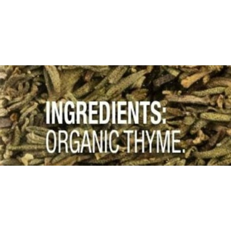 Simply Organic Thyme Leaf Spice, Herb Leaves Seasoning, Dry