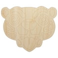 thumbnail image 1 of Wild Tribal Bear Face Wood Shape Unfinished Piece Cutout Craft DIY Projects - 6.25 Inch Size - 1/4 Inch Thick, 1 of 7