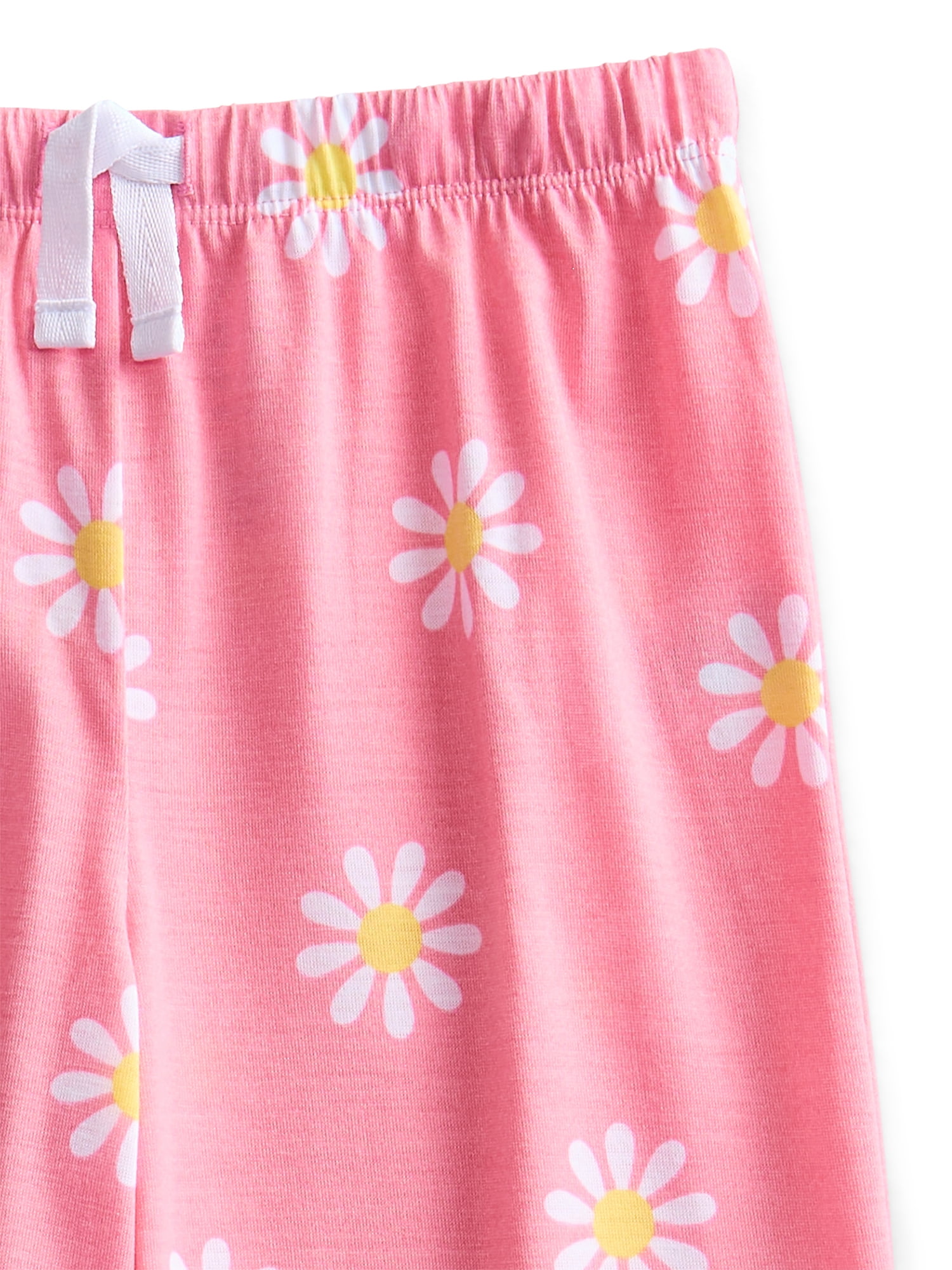 Wonder Nation Girls Pajama Pants and Shorts, 2-Pack, Sizes 4-18