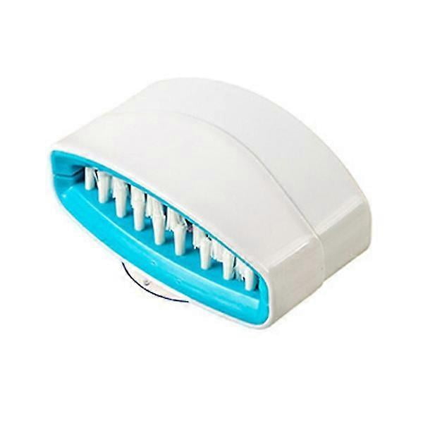 Inside Sink Silverware Suction Cup Cleaning Brush for Cutlery for Kitchen Blue