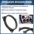 thumbnail image 3 of Anillo espaciador de altavoz Unique Bargains, adaptador de espaciador de altavoz tweeter para Vauxhall Corsa D 2 Pcs, 3 of 7