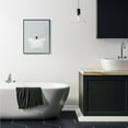 thumbnail image 2 of Stupell Industries Penguin Blue Bath Cute Animal Design Graphic Art Black Framed Art Print Wall Art, 24x30, by Leah Straatsma, 2 of 8