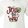 thumbnail image 4 of Inktastic Christmas Jingle All the Way with Music Notes and Holly Youth T-Shirt, 4 of 5
