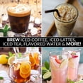 thumbnail image 3 of Nostalgia 3-Quart Iced Tea & Coffee Brewing System With Double-Insulated Pitcher, Strength Selector & Infuser Chamber, Also Perfect For Lattes, Lemon, 3 of 6