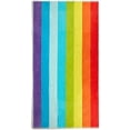 thumbnail image 1 of 100% Cotton Rainbow Multicoloured Gay Pride LGBT Large Printed Bath Beach Towel - -, 1 of 4
