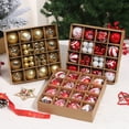 thumbnail image 6 of Christmas Tree Decor Hwkond 44PC Christmas Ball Ornaments XMAS Tree Decoration Outdoor Christmas Decorations Up to 50% off, 6 of 9