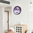 thumbnail image 6 of Voice Activated Clock with Glow Light 12 Inch Large Silent Wall Clock Battery Operated for Home Decor Snow and Glass Ball, 6 of 8