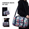 thumbnail image 6 of Small Carry on Overnight Bag for Women Cute Travel Duffel Bag for Spirit Airlines Personal Item Bag Underseat Weekender Bags, Blue, 6 of 10