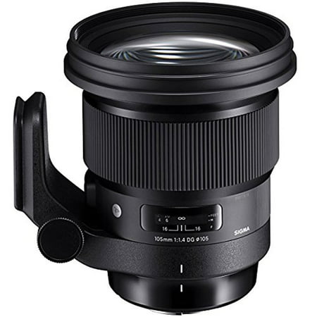 Sigma 259965 105mm f/1.4-16 Standard Fixed Prime Camera Lens, Black
