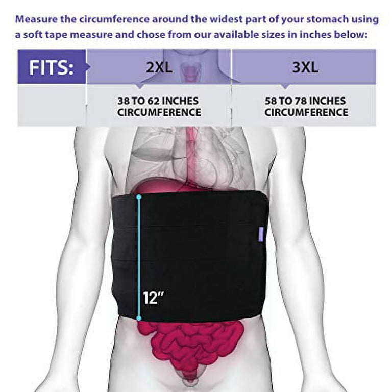 Everyday Medical Plus Size Post Surgery Abdominal for Support and Relief 