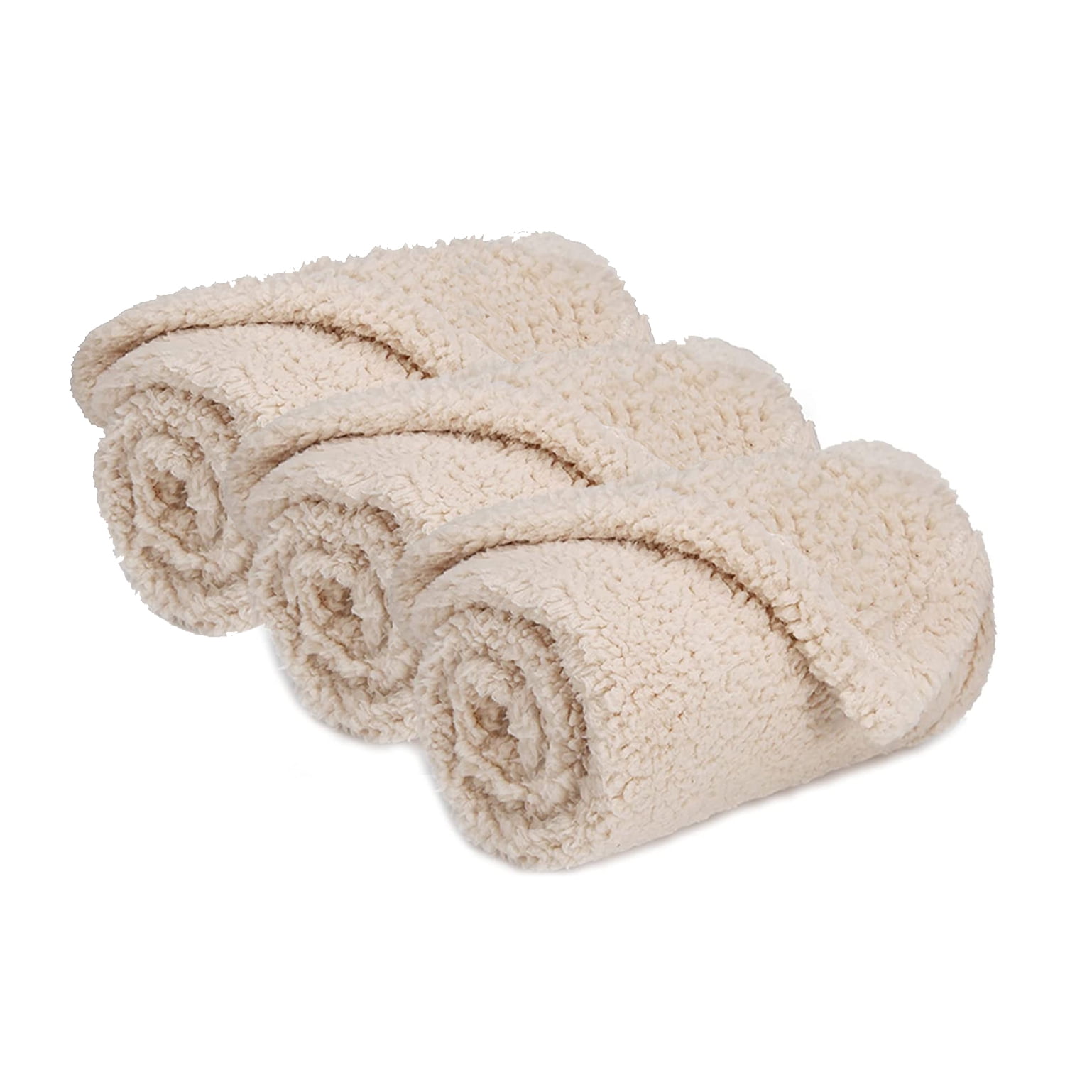 1 Pack 3 Calming Blankets Fluffy Premium Fleece Pet Blanket Soft Sherpa