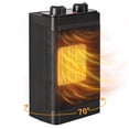 thumbnail image 5 of 1500W Fast Heating Ceramic Space Heater, Portable Electric Heater with 70° Oscillation, 3 Modes for Home, Office, Bedroom, 5 of 5