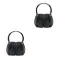 thumbnail image 1 of Transemion Lightweight Noise Cancelling Ear Muffs for Sleeping Portable and High-Performance Black thickness 4mm 2Set, 1 of 6