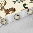 thumbnail image 4 of Castle Fairy Deer Fish Duck Blackout Curtains Set of 2 (52x84 Each),Animal Window Curtains, 4 of 6