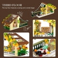 thumbnail image 4 of Bloque de construcción de juguetes INSOON City Coffee House con luz, 1173 unidades, 4 of 9