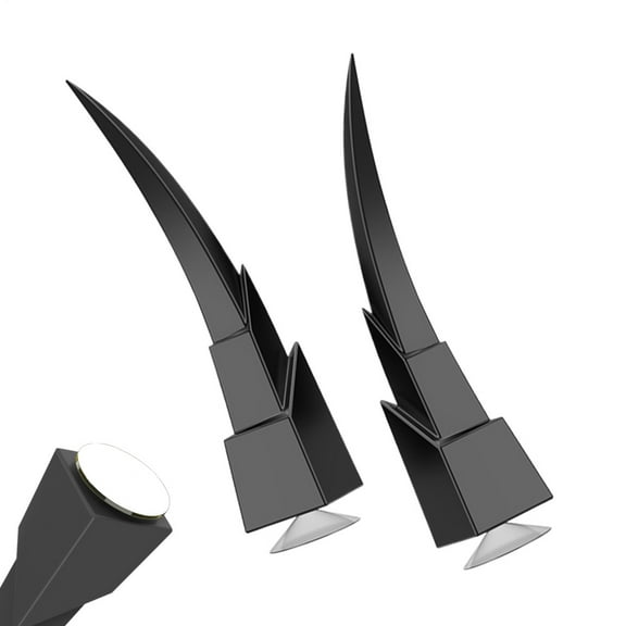 AOKAILA Motorcycle Helmet Horns Helmet Attachment Horns Decoration Eye-Catching Modern Style Decoration Motorcycle Riding Ornament for Cycling Electric Scooter Skiing Use gorgeously