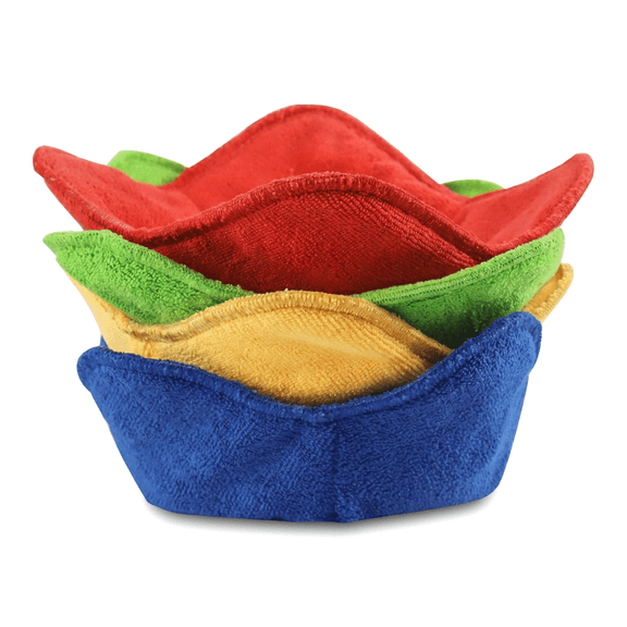 4Pcs/set Cotton Microwave Bowl Holders Bowl Hot Pads Heat Resistant Bowl Potholders Multipurpose Holders Quilted Bowl Cozy for Soup Bowl Hot Pads Kitchen Supply