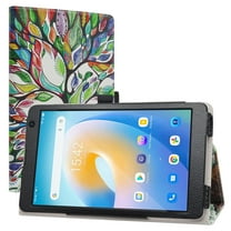 Labanema Compatible with Blackview Tab 6 Case,PU Leather Folio 2-folding Stand Cover for Blackview Tab 6 DK034 8 inch Android Tablet,Love Tree