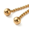 thumbnail image 3 of 304 Stainless Steel Adjustable Finger Ring Findings Slider Chains for Finger Ring Making Golden 108mm, 3 of 3