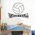 thumbnail image 2 of Deportes Calcomanías De Pared Pegatina Voleibol Pared Calcomanía Deportes Pared Decoración Para Dormitorio Sala De Estar Eigraketly HA020896-00, 2 of 6