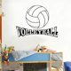 thumbnail image 2 of Deportes Calcomanías De Pared Pegatina Voleibol Pared Calcomanía Deportes Pared Decoración Para Dormitorio Sala De Estar Yuarrent HA020896-00, 2 of 6