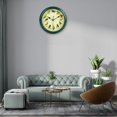 thumbnail image 4 of 10inch Singing Wild Bird Wall Clock Battery Operated Green Frame for Bedroom, 4 of 6