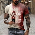 thumbnail image 2 of T-shirt Résille d'Halloween pour Homme, Imprimé, Manches Courtes, Col Rond, Chandails d'Entraînement pour Hommes, T-Shirt à Col, T-Shirt Ample de Concert pour Hommes, Hauts, 2 of 4