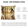 thumbnail image 5 of COMIO  Pillow Cover Old Egyptian Empire Artwork,Cushion Throw Pillow Covers Decorative Outdoor Couch Sofa, 5 of 5