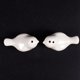 thumbnail image 3 of 2 Juego de Los Pajaros Del Amor de Ceramica de la Boda Saleros Y Pihombresteros Personalizada Favores -, Color Blanco, 3 of 8