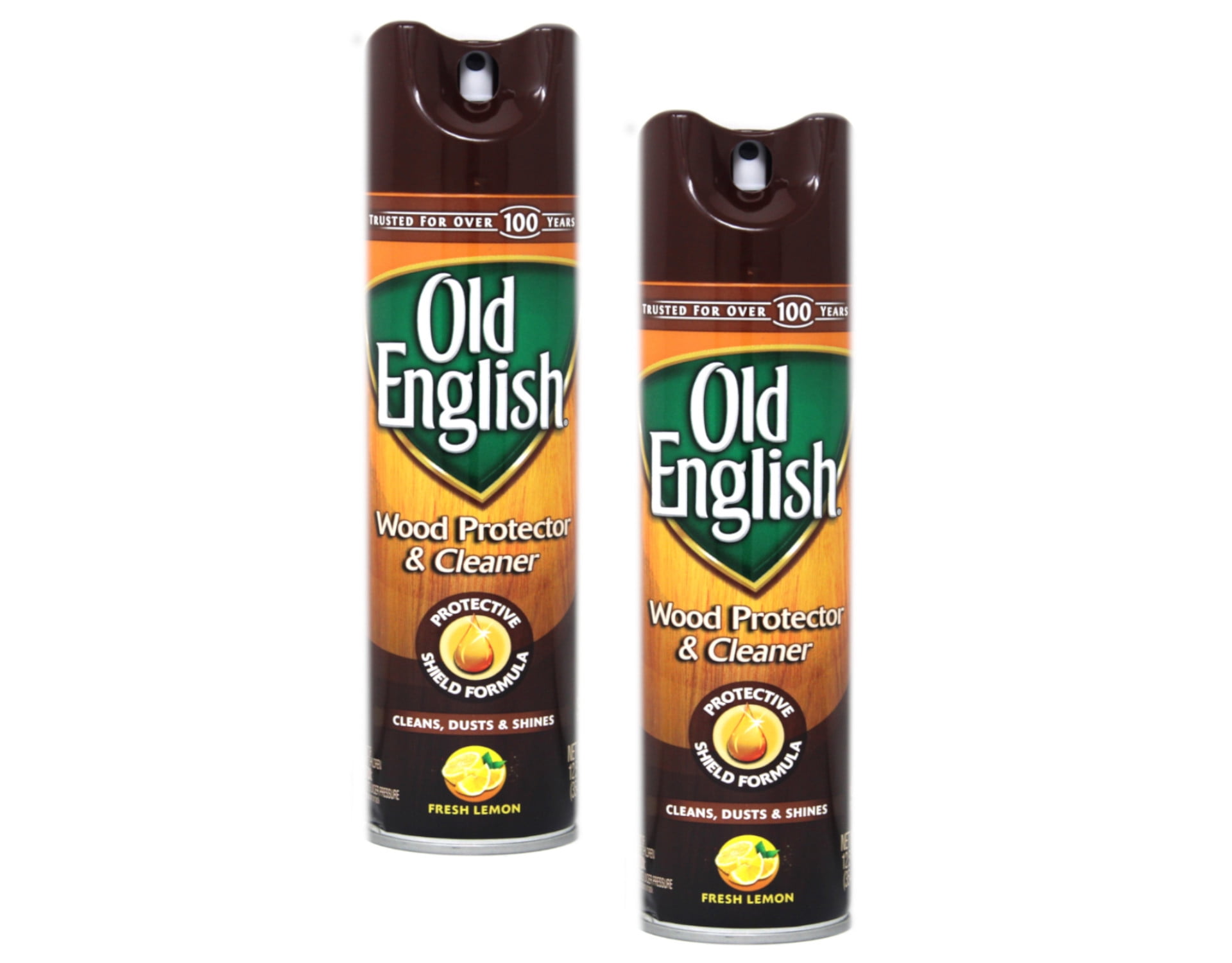 2 Pack Old English Aerosol Furniture Polish Protection of wood Lemon 12.5oz Each