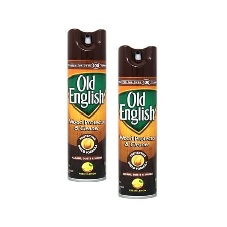 2 Pack Old English Aerosol Furniture Polish Protection of wood Lemon 12.5oz Each