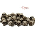 thumbnail image 4 of Uutvmp Halloween Small Skeleton Head Flower Pot Decoration Courtyard Sculpture, Flower Pot Paving Stone Decoration, 40pcs, 4 of 9
