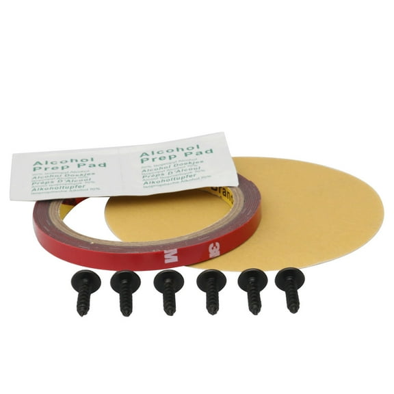 Ikon Motorsports Compatible with Double Sided Tape 3M Adhesive Automotive Mounting Screws Installation Kit