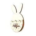 thumbnail image 1 of Wooden Easter Bunny Decoration, Rabbit Shaped Ornament with Pocket That Can Hold Gifts, Rustic Table Centerpiece for Spring Parties, Weddings, and Holiday Gatherings, 1 of 7