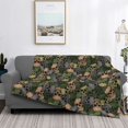 thumbnail image 2 of Gaeub Camouflage Skulls Printed Flannel Throw Blanket,Plush Throw,Fuzzy Bed Blanket for Bedding Sofa and Travel,Decorative Blanket-50"x40", 2 of 6