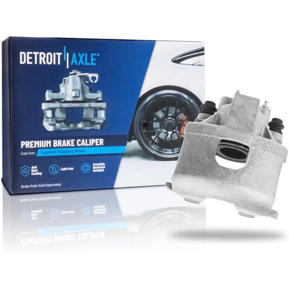 Detroit Axle - Front Left Brake Caliper for Plymouth Grand Voyager Chrysler Town & Country 300M Concorde LHS Dodge Grand Caravan Intrepid, Driver Side Disc Brake Caliper Replacement